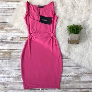 PrettyLittleThink Cut Out Bodycon Dress